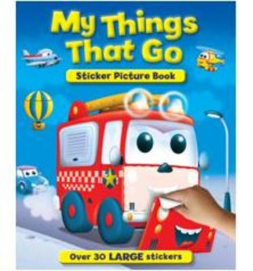 My Noisy Things That Go Sticker and Activity Book