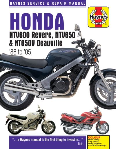 Honda NTV600 Revere, NTV650 & NTV650V Deauville Motorcycle Repair Manual
