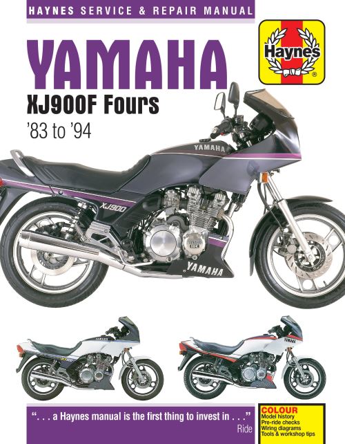 Yamaha XJ900F Fours Motorcycle Repair Manual