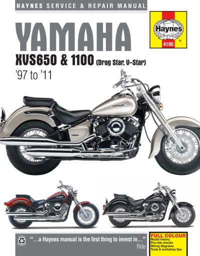 Yamaha XVS650 & 1100 (Drag Star, V-Star) Service and Repair Manual