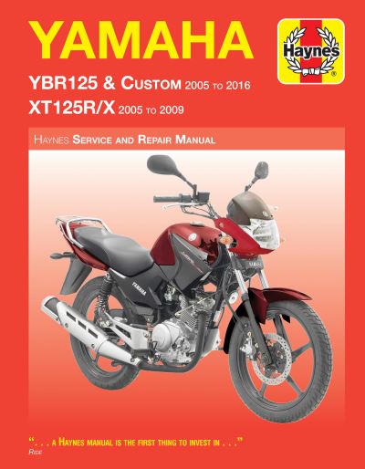 Yamaha YBR125 & Custom XT125R/X Service and Repair Manual
