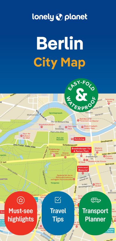 Lonely Planet Berlin City Map