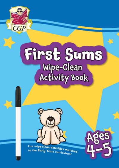 First Sums Wipe-Clean Activity Book for Ages 4-5 (With Pen)