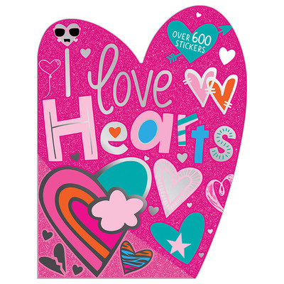 I LOVE HEARTS STICKER BOOK