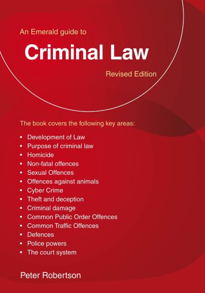 An Emerald Guide to Criminal Law