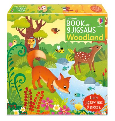 Usborne Book and 3 Jigsaws