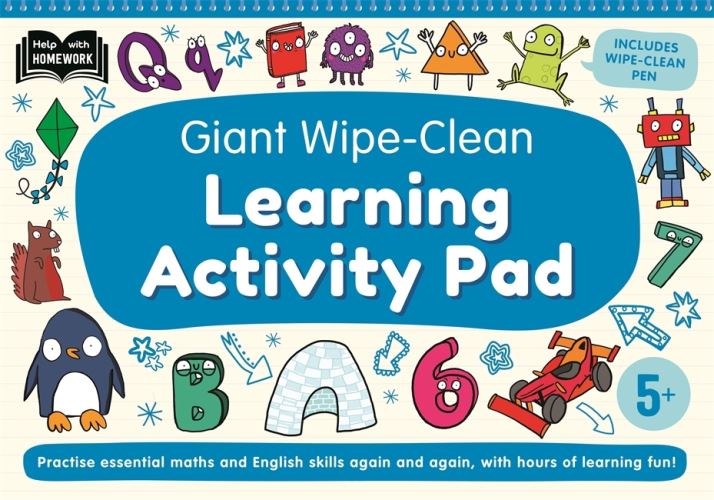 5+ Giant Wipe-Clean Learning Activity Pad