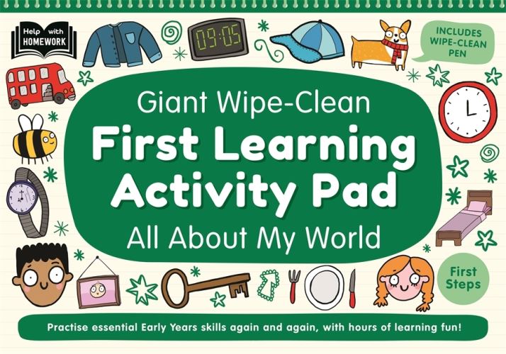 All About My World: Giant Wipe-Clean First Learning Activity Pad