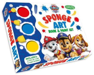 PAW Patrol: Sponge Art Book & Paint Set