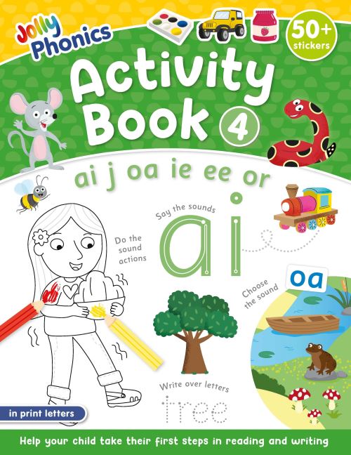 Jolly Phonics Activity Book 4