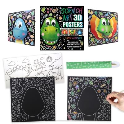 Scratch Art 3D Posters