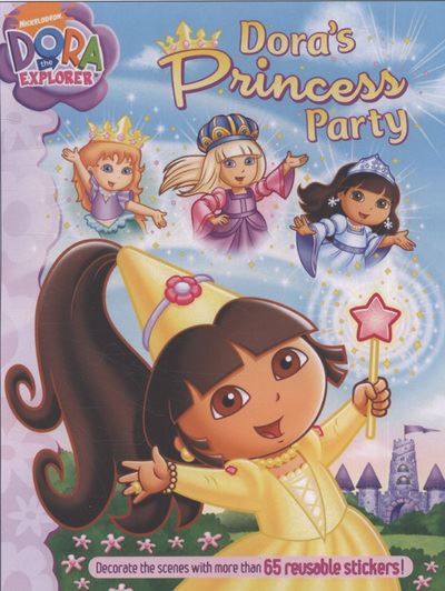Dora's Princess Party Sticker Book