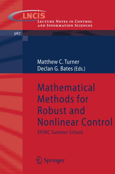 Mathematical Methods for Robust and Nonlinear Control