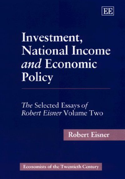 Investment, National Income and Economic Policy