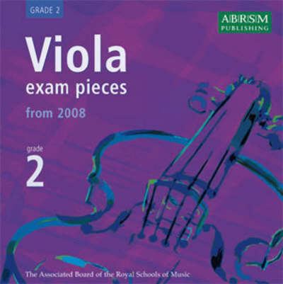 Viola Exam Pieces 2008 CD, ABRSM Grade 2