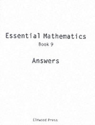 Essential Mathematics Book 9 Answers