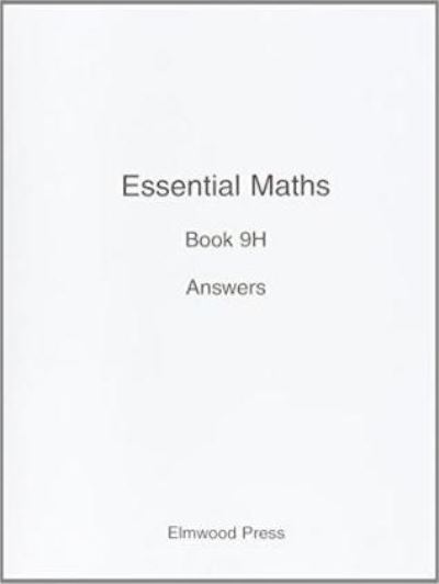 Essential Maths 9H Answers