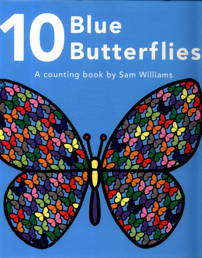 10 Blue Butterflies