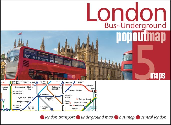 London Bus and Underground PopOut Map