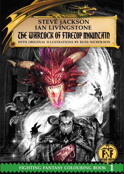 The Warlock of Firetop Mountain Colouring Book