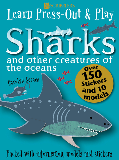 Learn, Press-Out and Play Sharks and Other Creatures of the Oceans