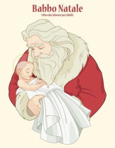 Babbo Natale Libro Da Colorare Per Adulti 1