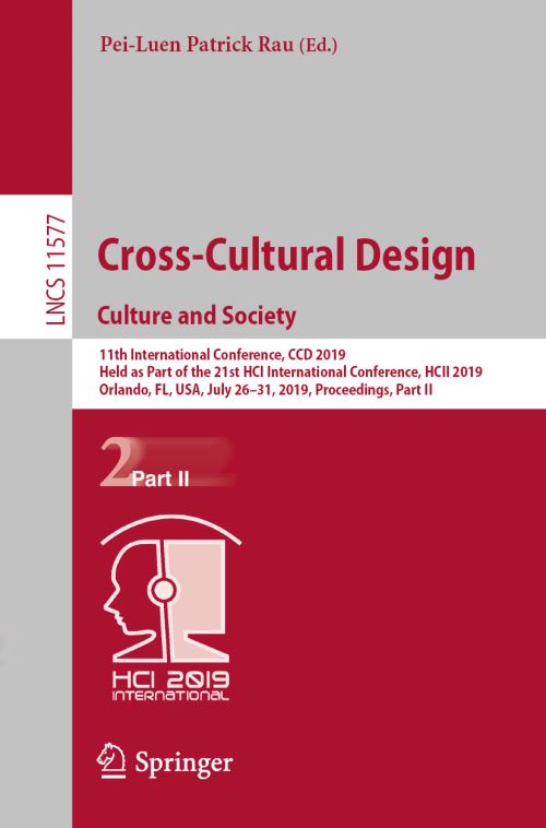 Cross-Cultural Design. Culture and Society Information Systems and Applications, Incl. Internet/Web, and HCI