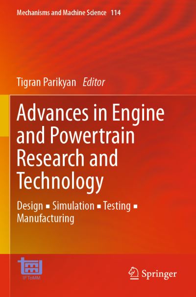 Advances in Engine and Powertrain Research and Technology
