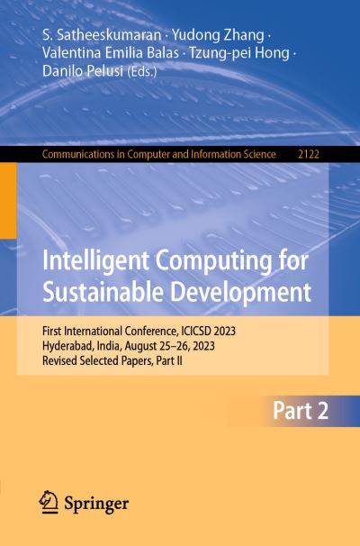 Intelligent Computing for Sustainable Development Part II