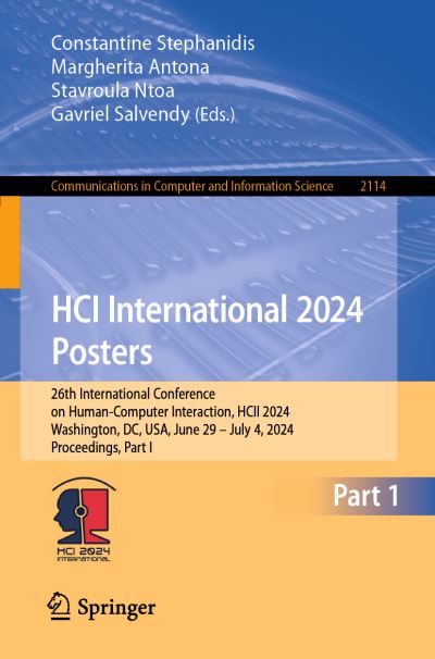 HCI International 2024 Posters Part I