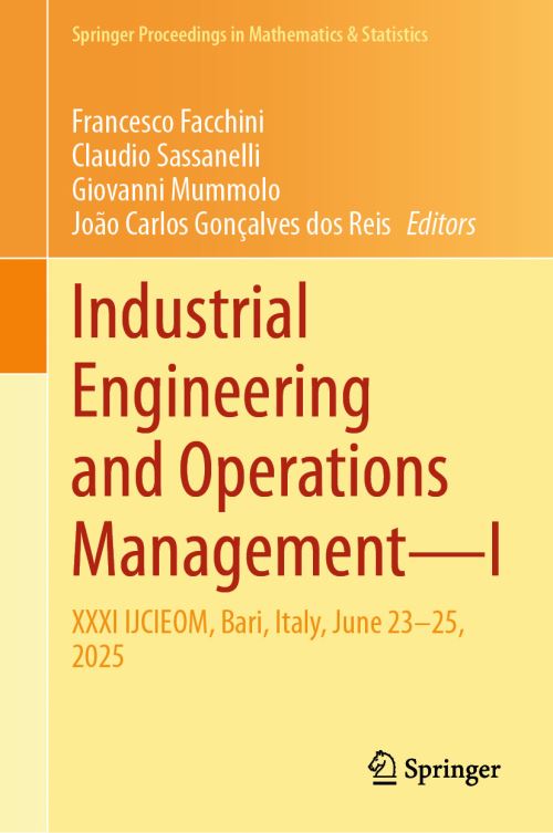 Industrial Engineering and Operations Management I