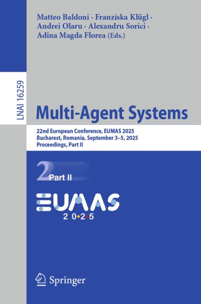 Multi-Agent Systems Part II