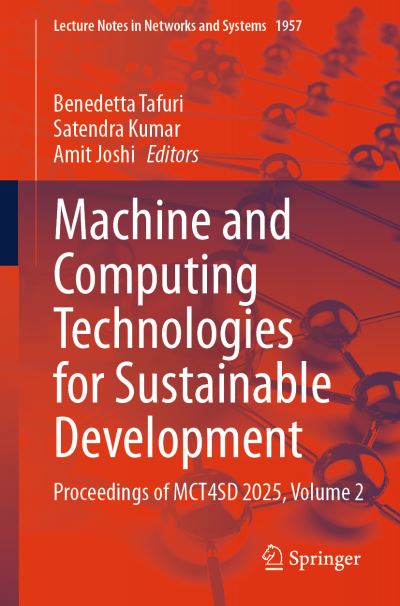 Machine and Computing Technologies for Sustainable Development Volume 2