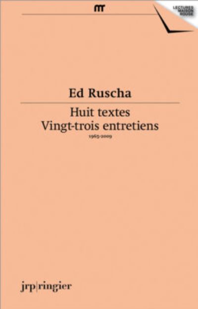 Ed Ruscha, Huit Textes