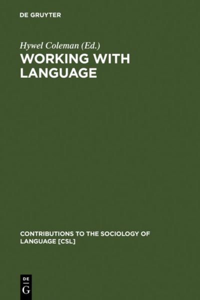 Working With Language