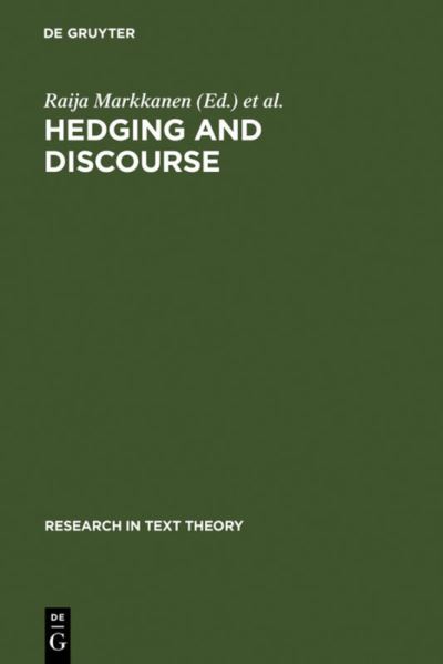 Hedging and Discourse