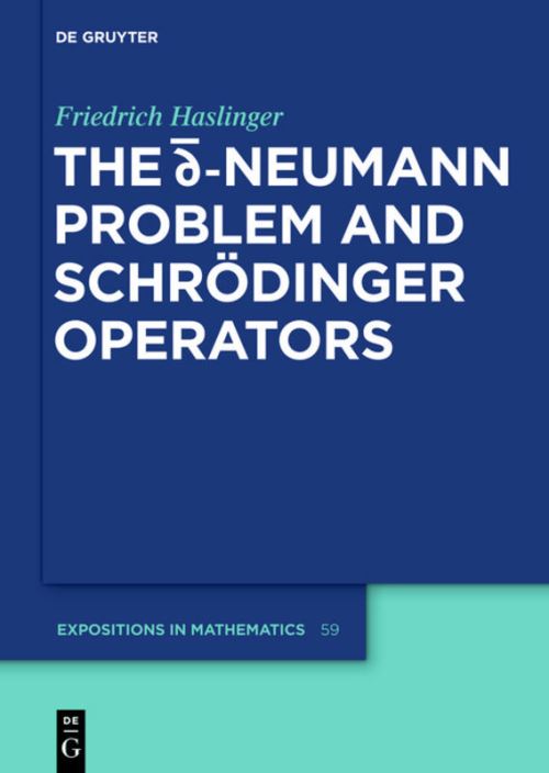 The D-Bar Neumann Problem and Schrödinger Operators