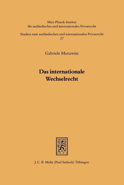 Das Internationale Wechselrecht