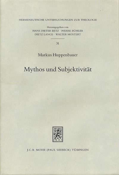 Mythos Und Subjektivitat