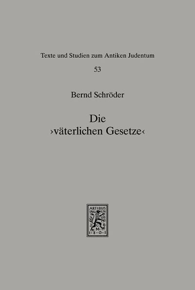 Die 'Vaterlichen Gesetze'