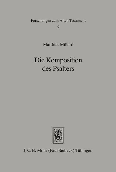 Die Komposition Des Psalters
