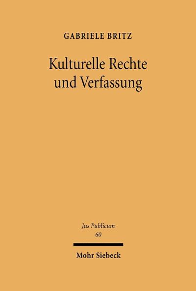Kulturelle Rechte Und Verfassung