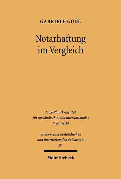 Notarhaftung Im Vergleich