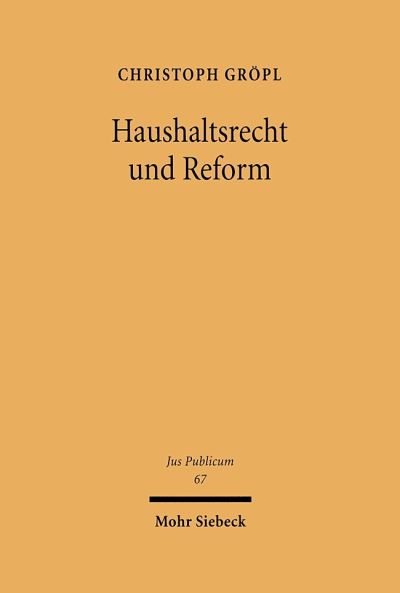 Haushaltsrecht Und Reform