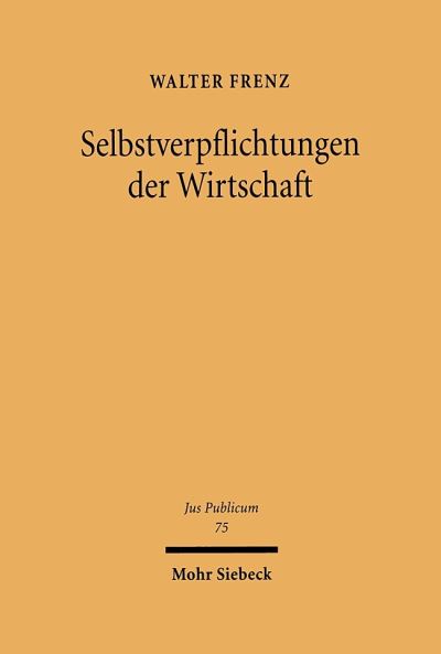 Selbstverpflichtungen Der Wirtschaft