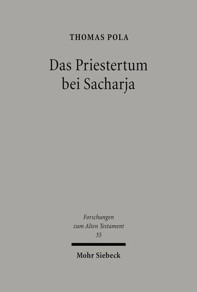 Das Priestertum Bei Sacharja