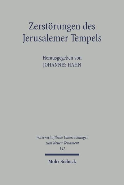 Zerstorungen Des Jerusalemer Tempels