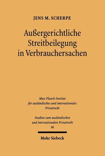 Aussergerichtliche Streitbeilegung in Verbrauchersachen