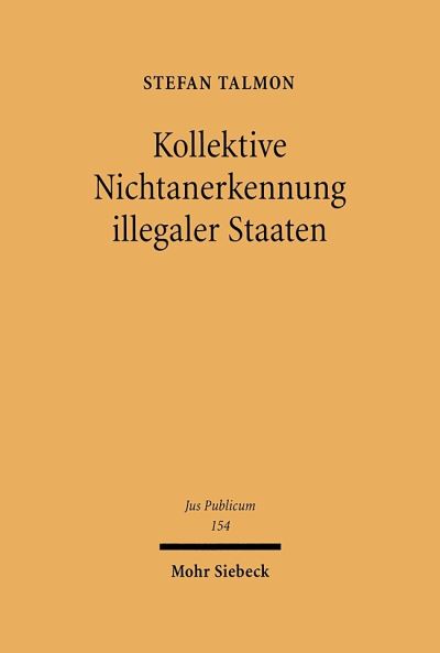 Kollektive Nichtanerkennung Illegaler Staaten