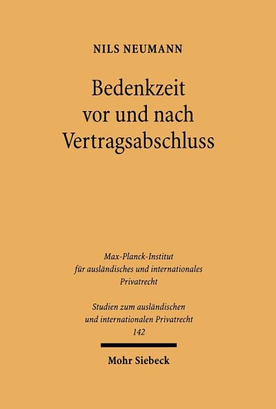 Bedenkzeit Vor Und Nach Vertragsabschluss